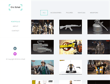 Tablet Screenshot of ericschall.com